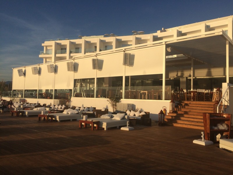 Zipline vertical systems @ Nikki Beach Hotel, Porto Heli