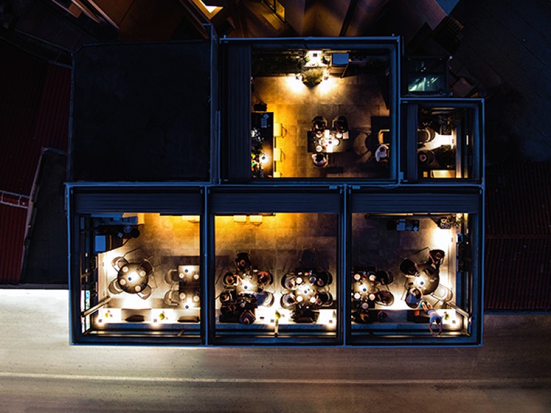 Motorised roofs and glass systems @ Mira-Me boutique Hotel, Athens