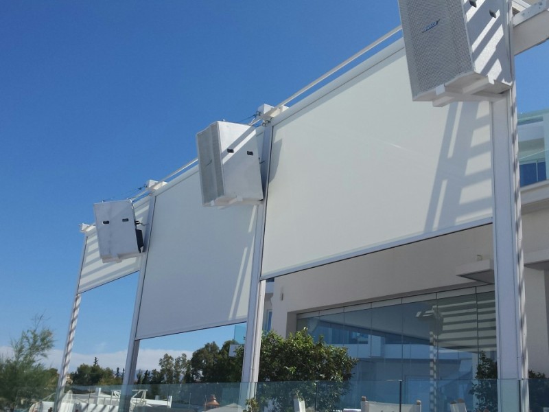 Zipline vertical systems @ Nikki Beach Hotel, Porto Heli