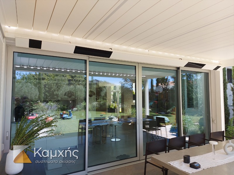 Camargue Renson pergola @ private house, Ekali