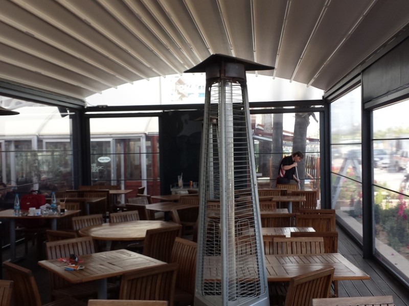 'Luisa' vertical systems @ T.G.I FRIDAY'S, Larnaca, Cyprus