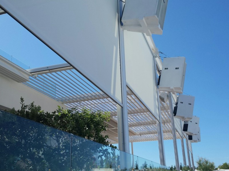 Zipline vertical systems @ Nikki Beach Hotel, Porto Heli