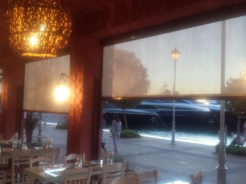 Zipline vertical systems @ Nisos Restaurant, Marina Floisvos