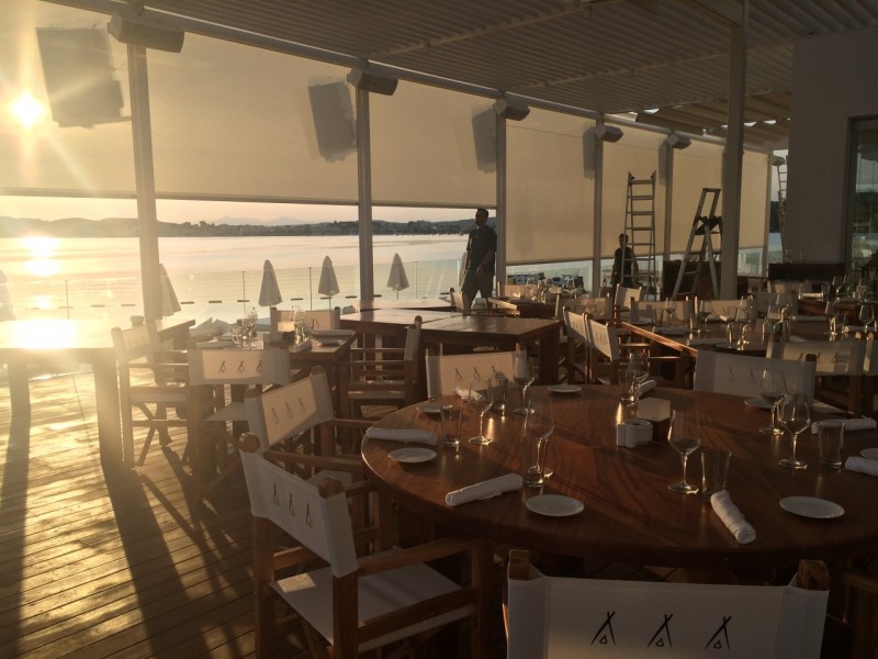 Zipline vertical systems @ Nikki Beach Hotel, Porto Heli