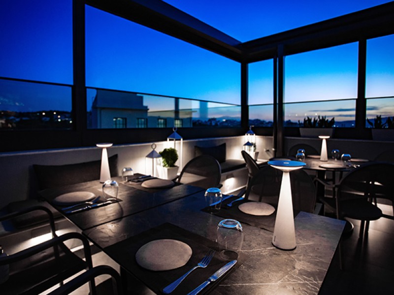 Motorised roofs and glass systems @ Mira-Me boutique Hotel, Athens